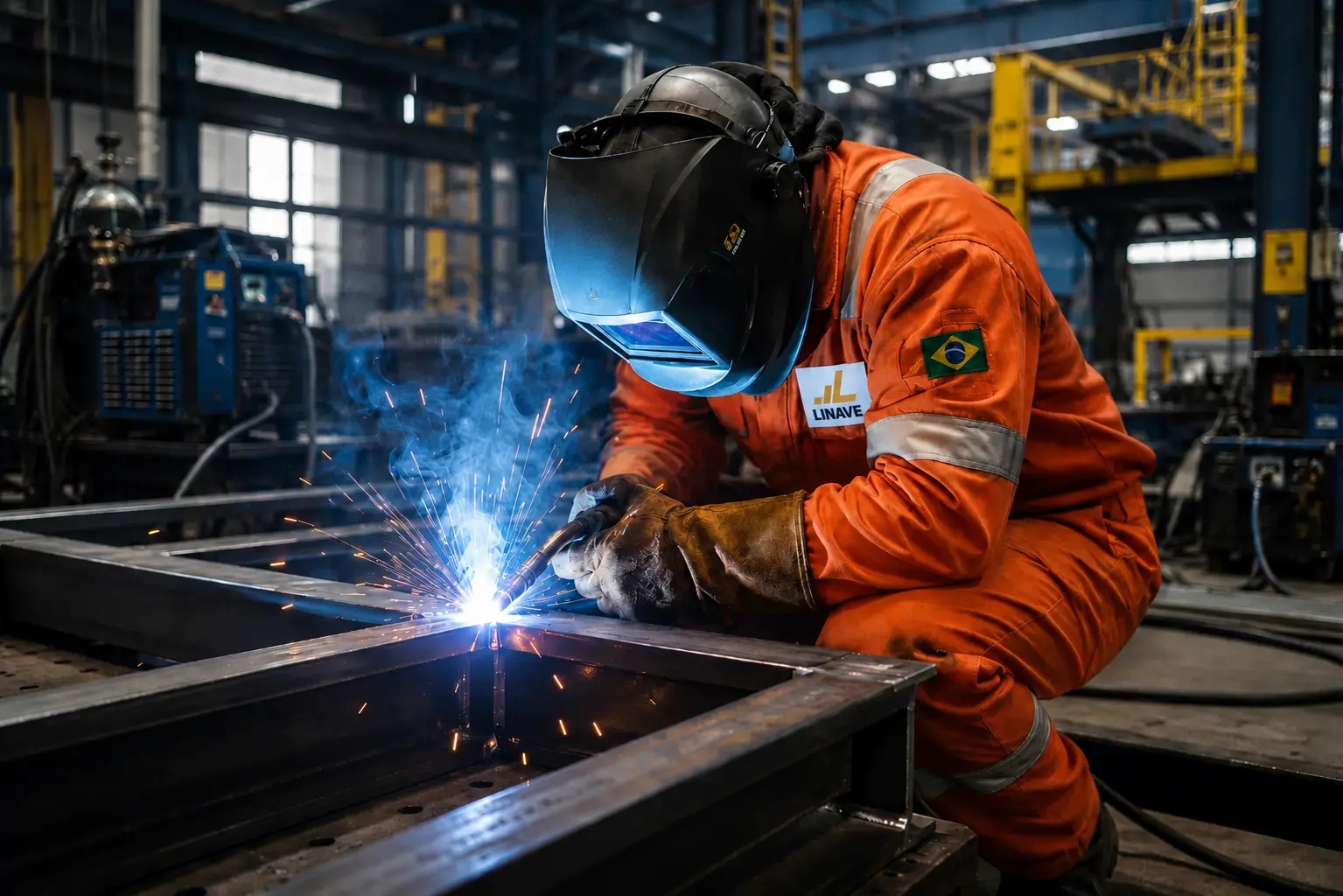 Operação e estrutura de trabalho da Linave