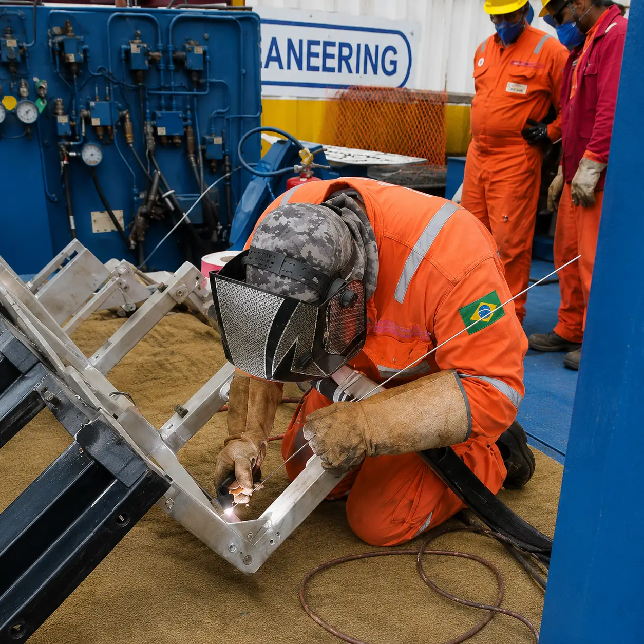 Operação offshore realizada pela Linave